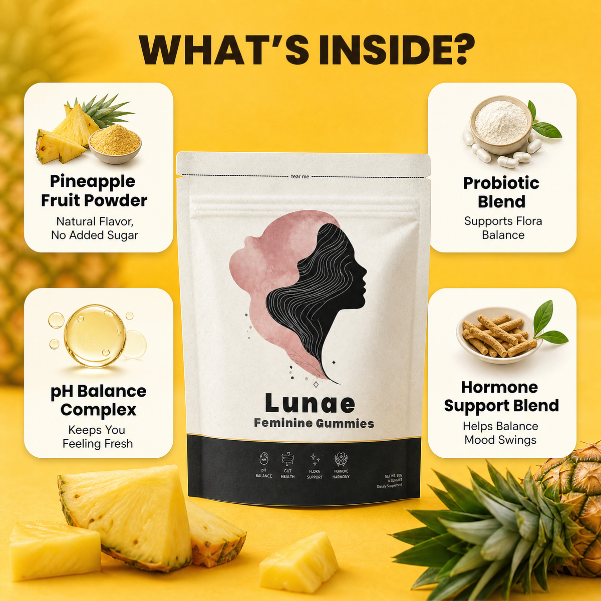 LUNAE® Wellness Probiotic Gummies
