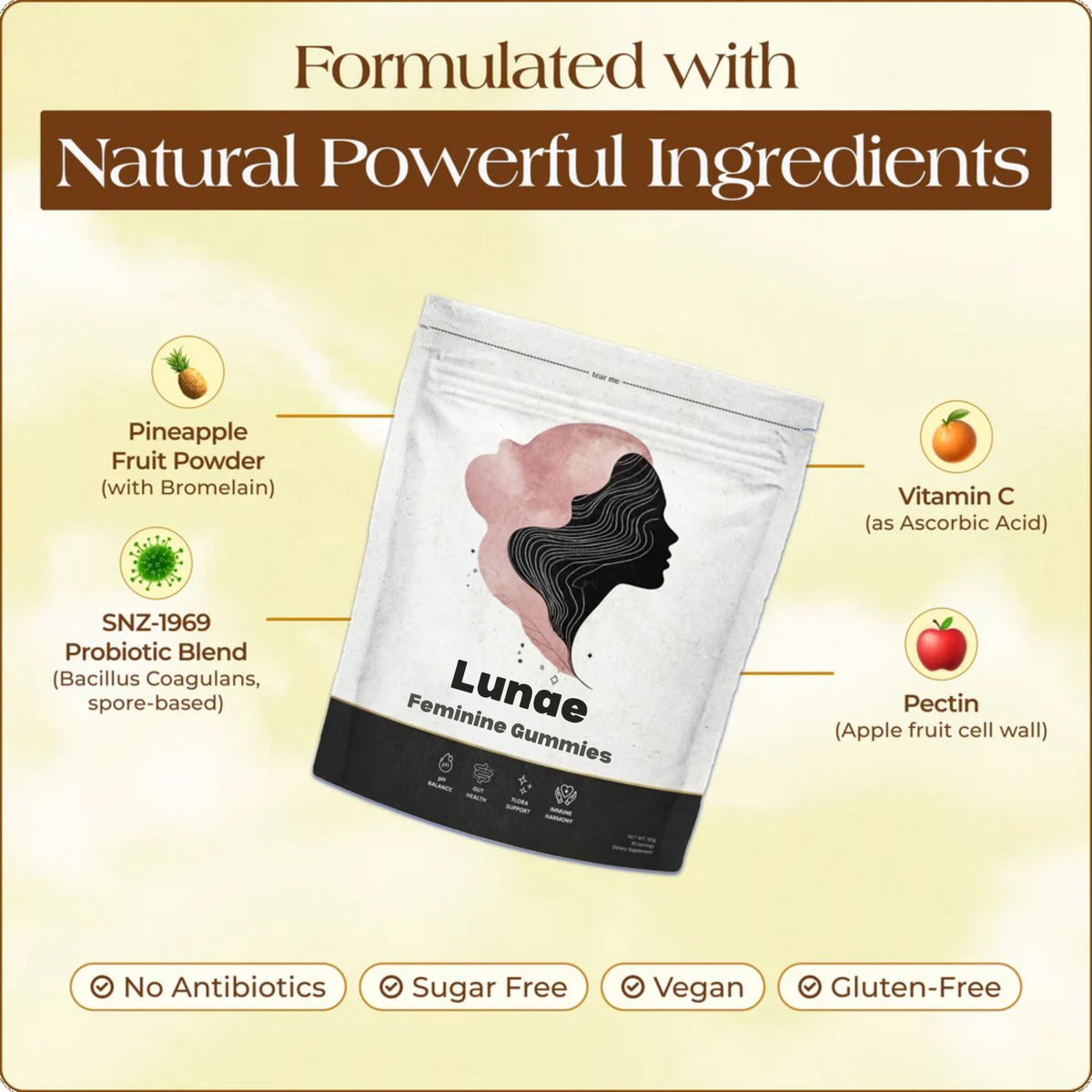 Lunae Vaginal Probiotic Gummies